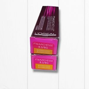 L'Oreal Professionnel DIARichesse 2 Tubes Ammonia-Free 8.3/8G Butterscotch